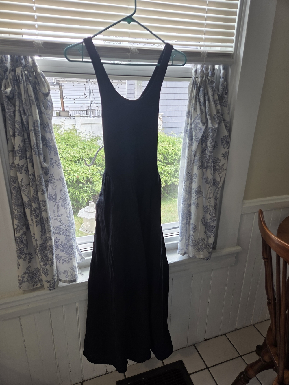 aerie At The Barre Black Criss Cross Back Dress - Picture 5 of 7
